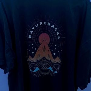 Nature backs graphic tee